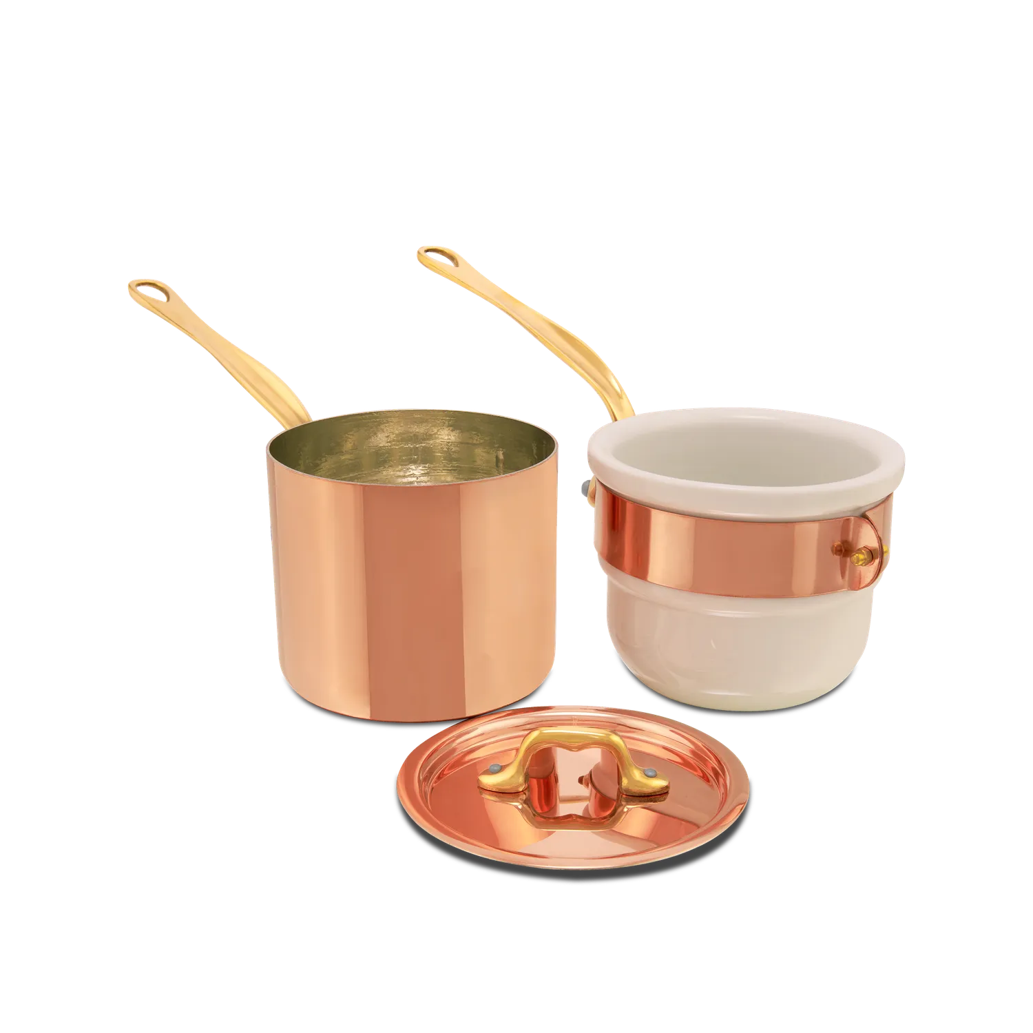 Mauviel bain-marie koppar förtennad 1,7 liter