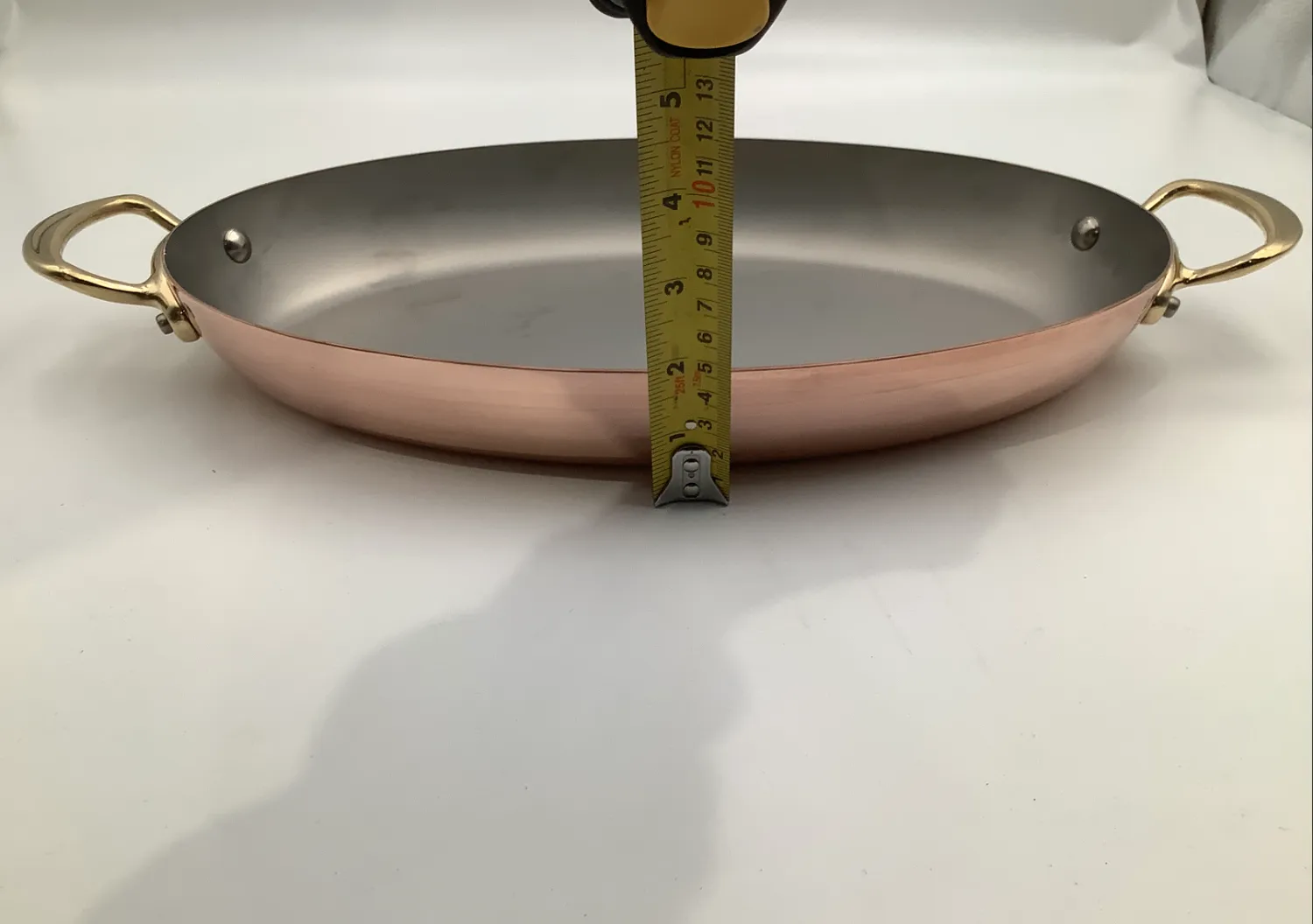 Mauviel M'Heritage M150B gratängform oval 35 cm koppar