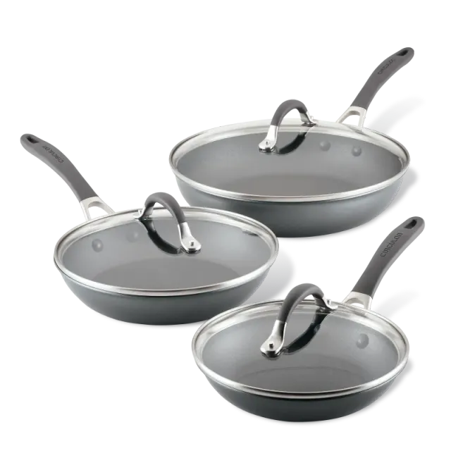 Circulon A1 ScratchDefense kastrullset 6-delar grafit nonstick