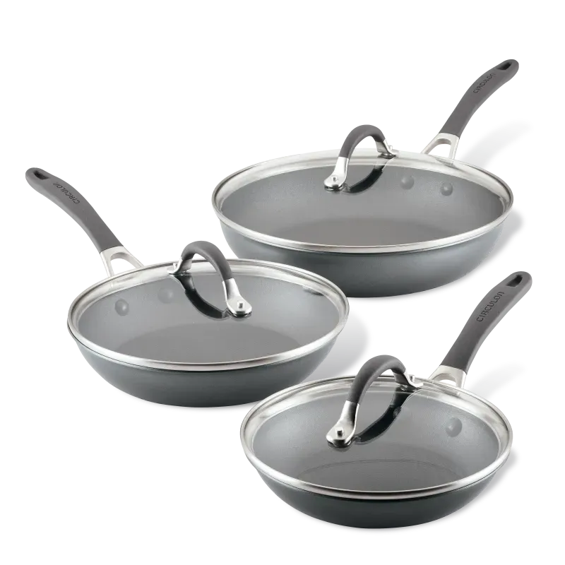 Circulon A1 ScratchDefense kastrullset 6-delar grafit nonstick