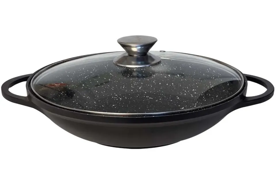Cheffinger CF-DW36 wokpanna 36 cm gjutjärn