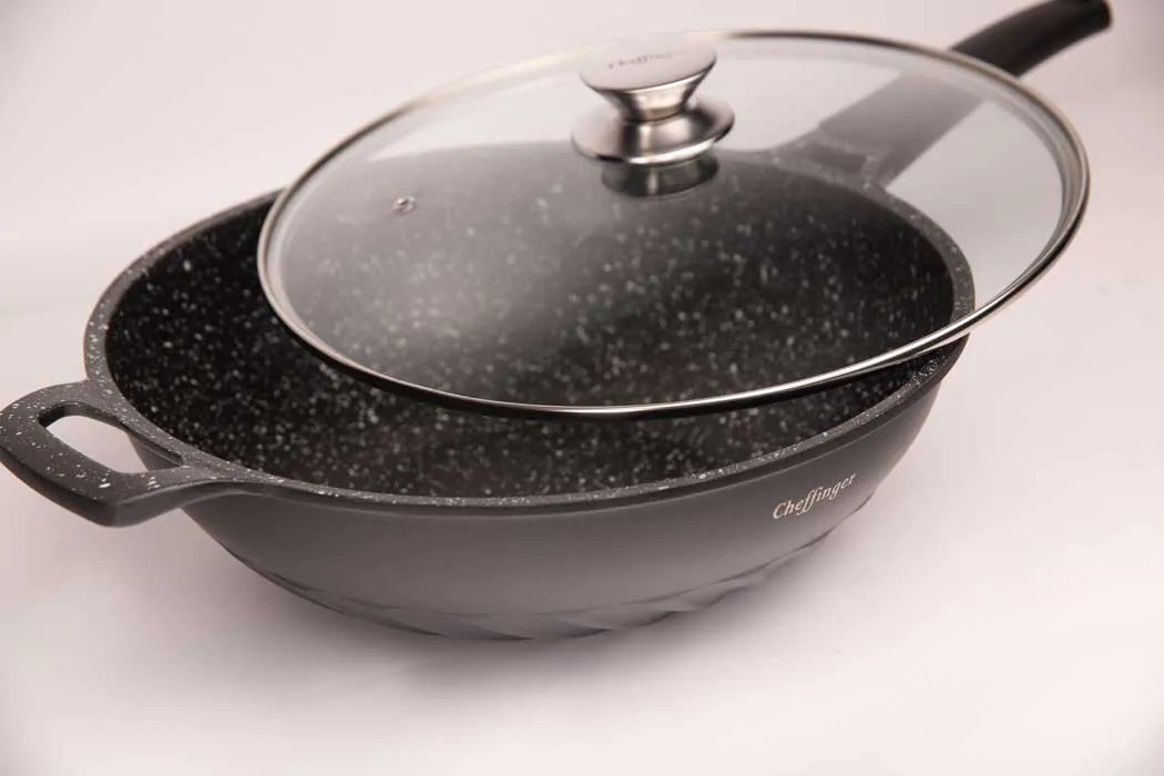 Cheffinger CF-DW32 wokpanna 32 cm induktion