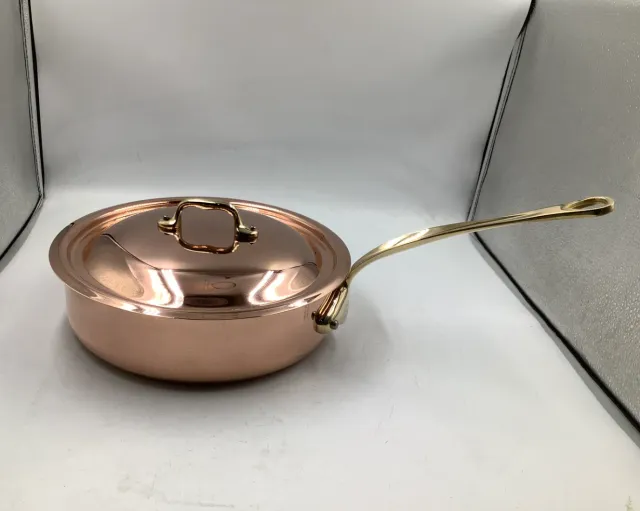 Mauviel M'Héritage M'150 B sautépanna 3,1 liter mässing