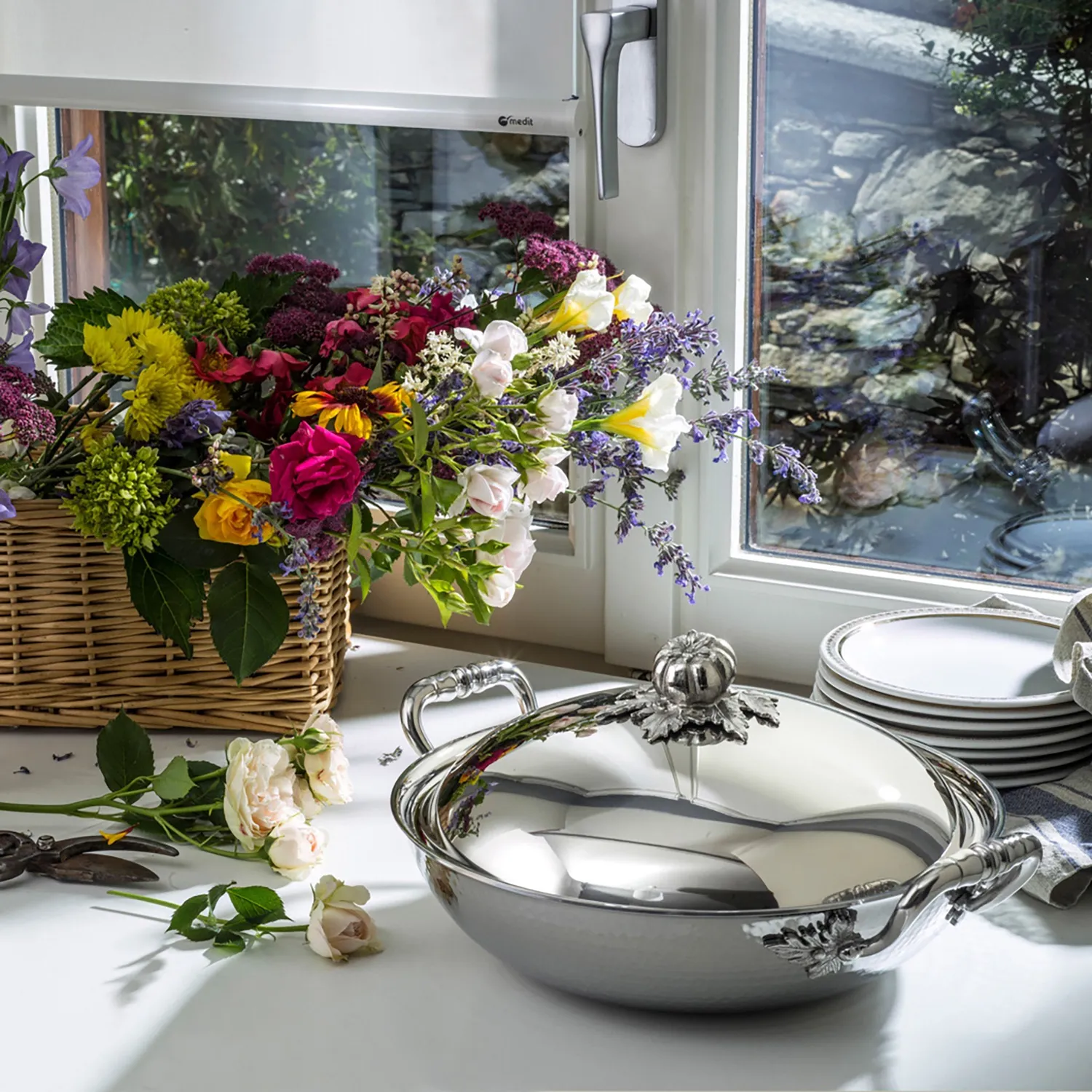 Ruffoni Opus Prima wok 30 cm rostfri induktion