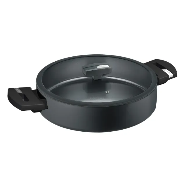 Berndes b.green traktörpanna 28 cm med lock svart
