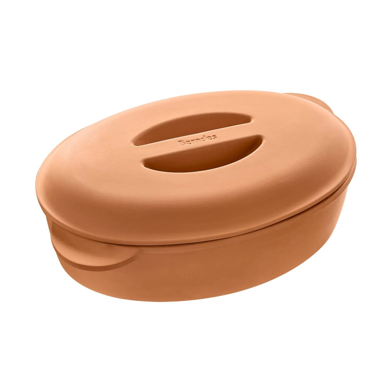 Berndes b.terra lergryta oval 4 liter terrakotta