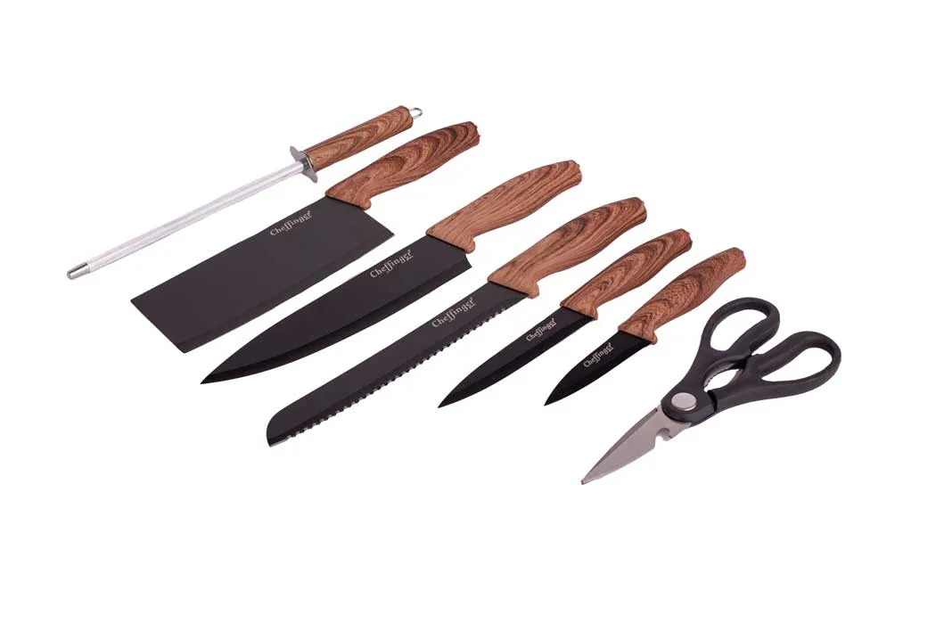 Cheffinger CF-KS05 knivset 5 delar rostfritt