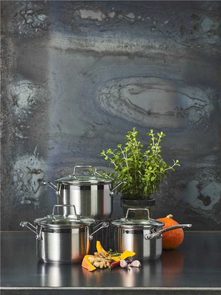SCANPAN Impact grytset 3 delar 16-20 cm stål