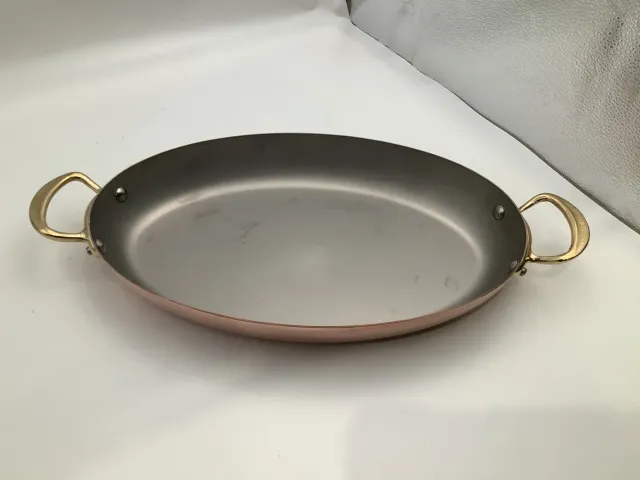 Mauviel M'Heritage M150B gratängform oval 35 cm koppar