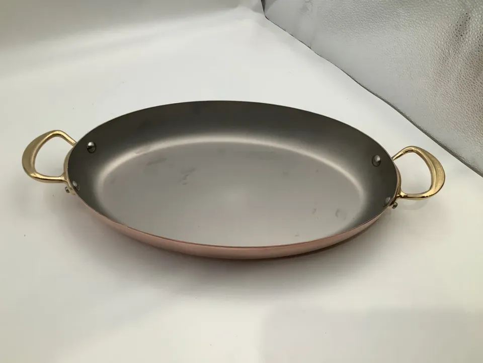 Mauviel M'Heritage M150B gratängform oval 35 cm koppar