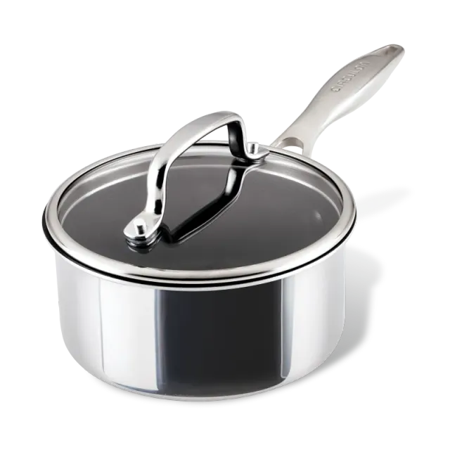 Circulon ScratchDefense C1 1.5-Quart kastrull stål med lock