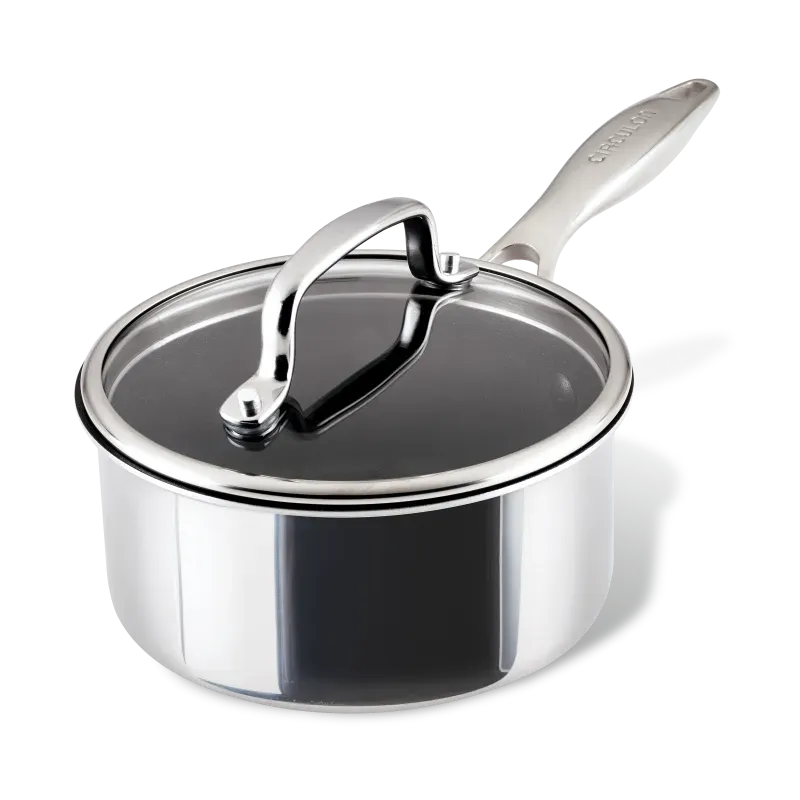 Circulon ScratchDefense C1 1.5-Quart kastrull stål med lock