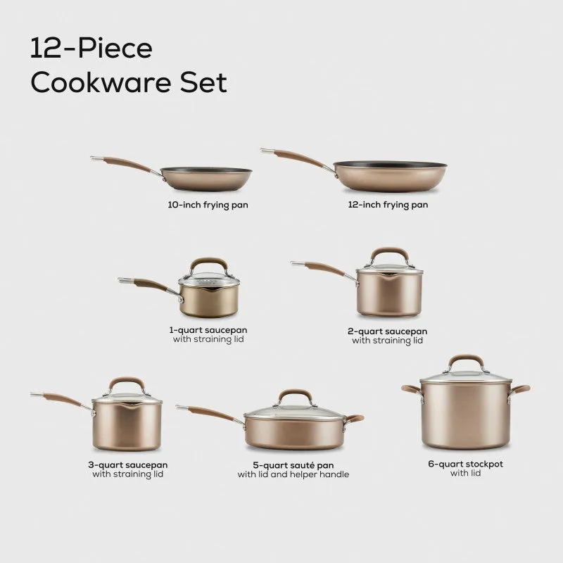 Circulon Premier Professional 12-delars kastrullset nonstick
