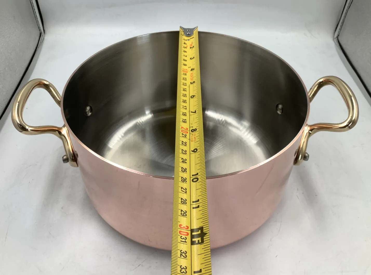 Mauviel M'Héritage M'200 B koppargryta 5,8 l mässing