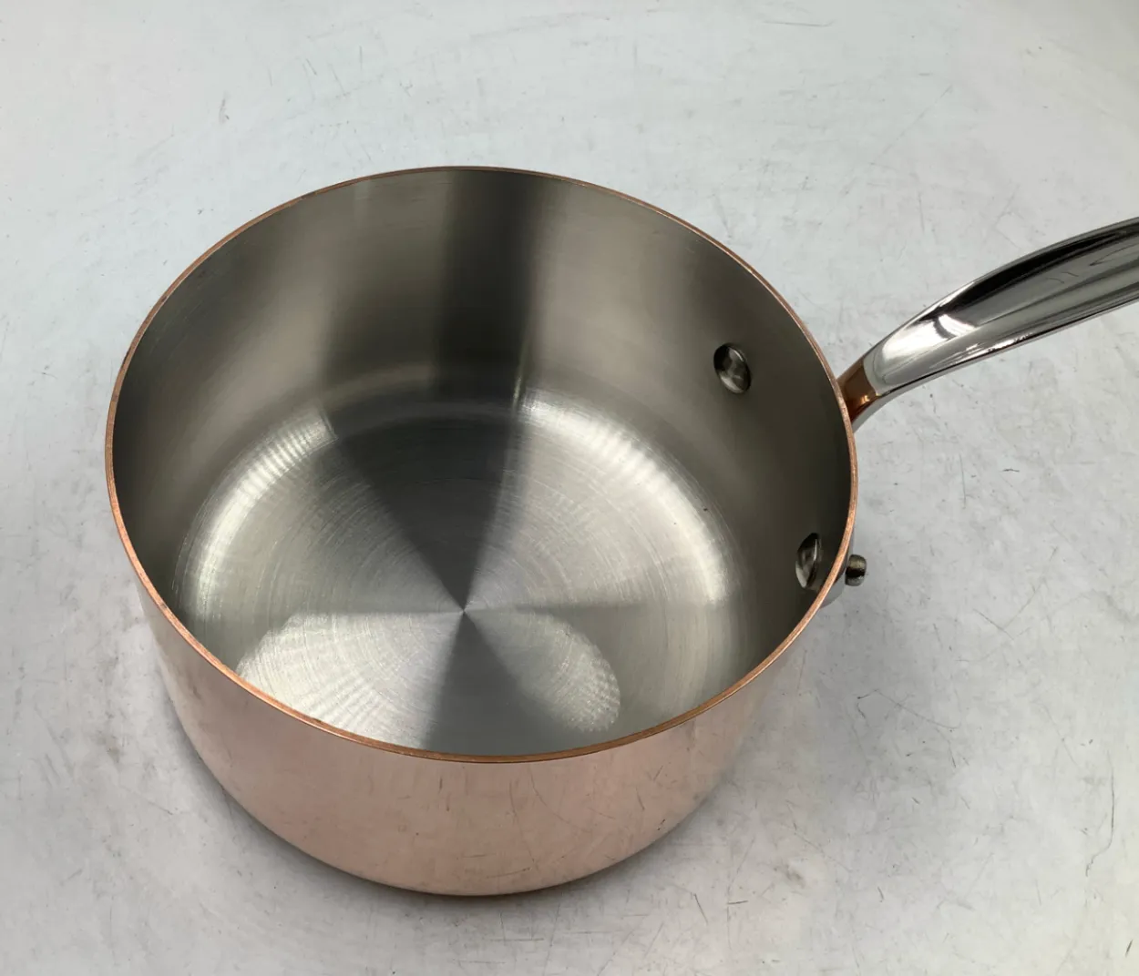 Mauviel M'Heritage M150S kastrull med lock 1,8 l koppar