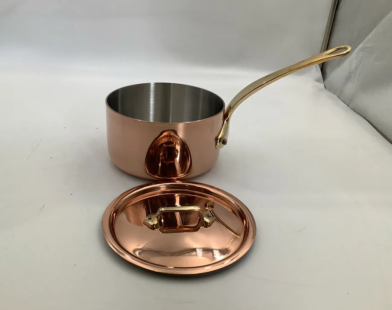 Mauviel M'Heritage M200B kastrull koppar 1,7 L med lock