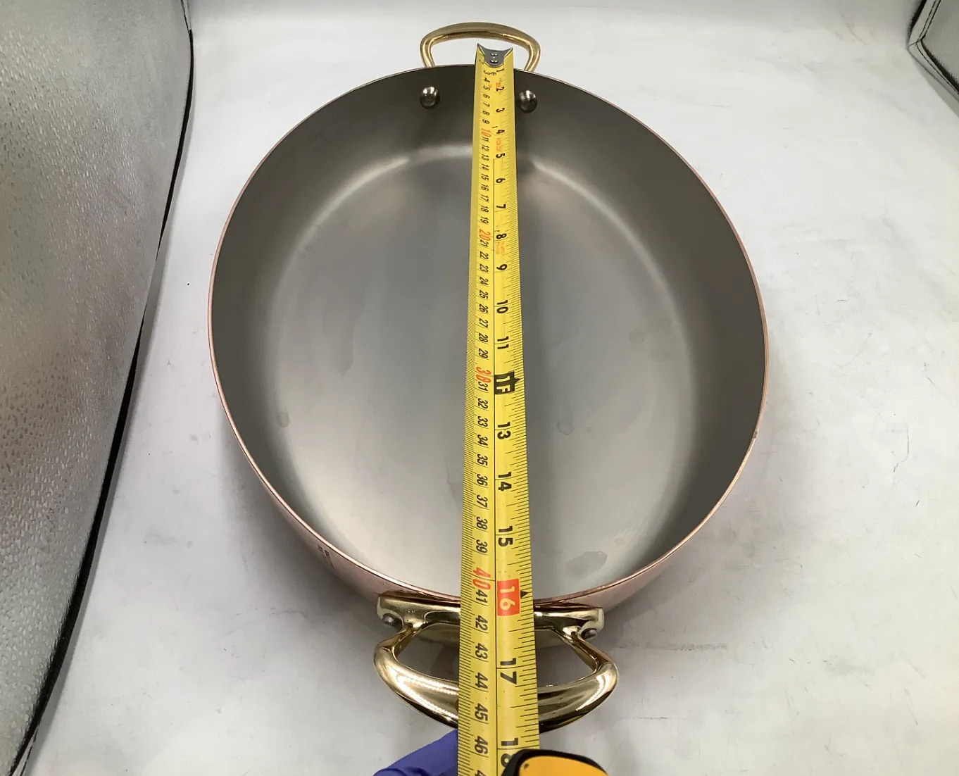 Mauviel M'Minis såskastrull koppar 7 cm stålhandtag mini