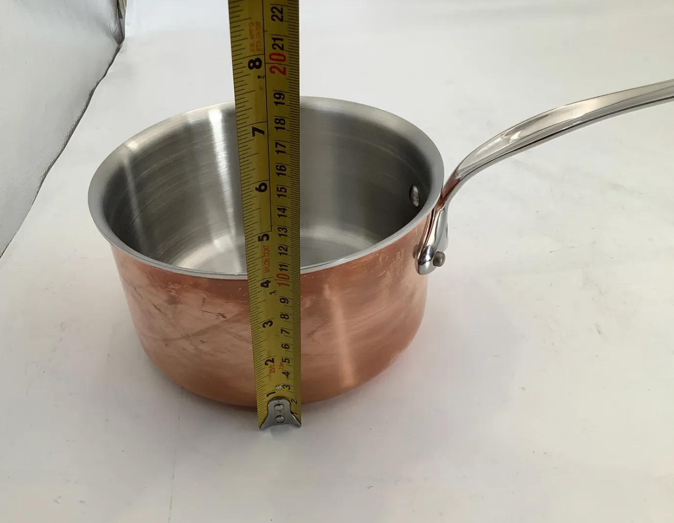 Mauviel M'Triply S kastrull 2,5 liter koppar