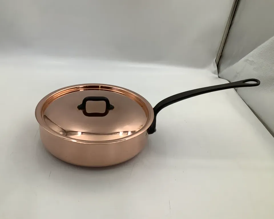 Mauviel M'Heritage 250CI sautepanna med lock 3,1 l koppar