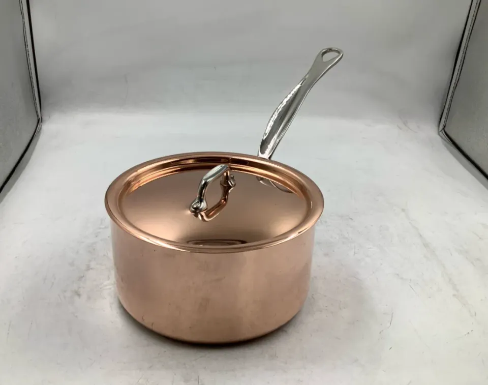 Mauviel M'Heritage M150S kastrull med lock 1,8 l koppar