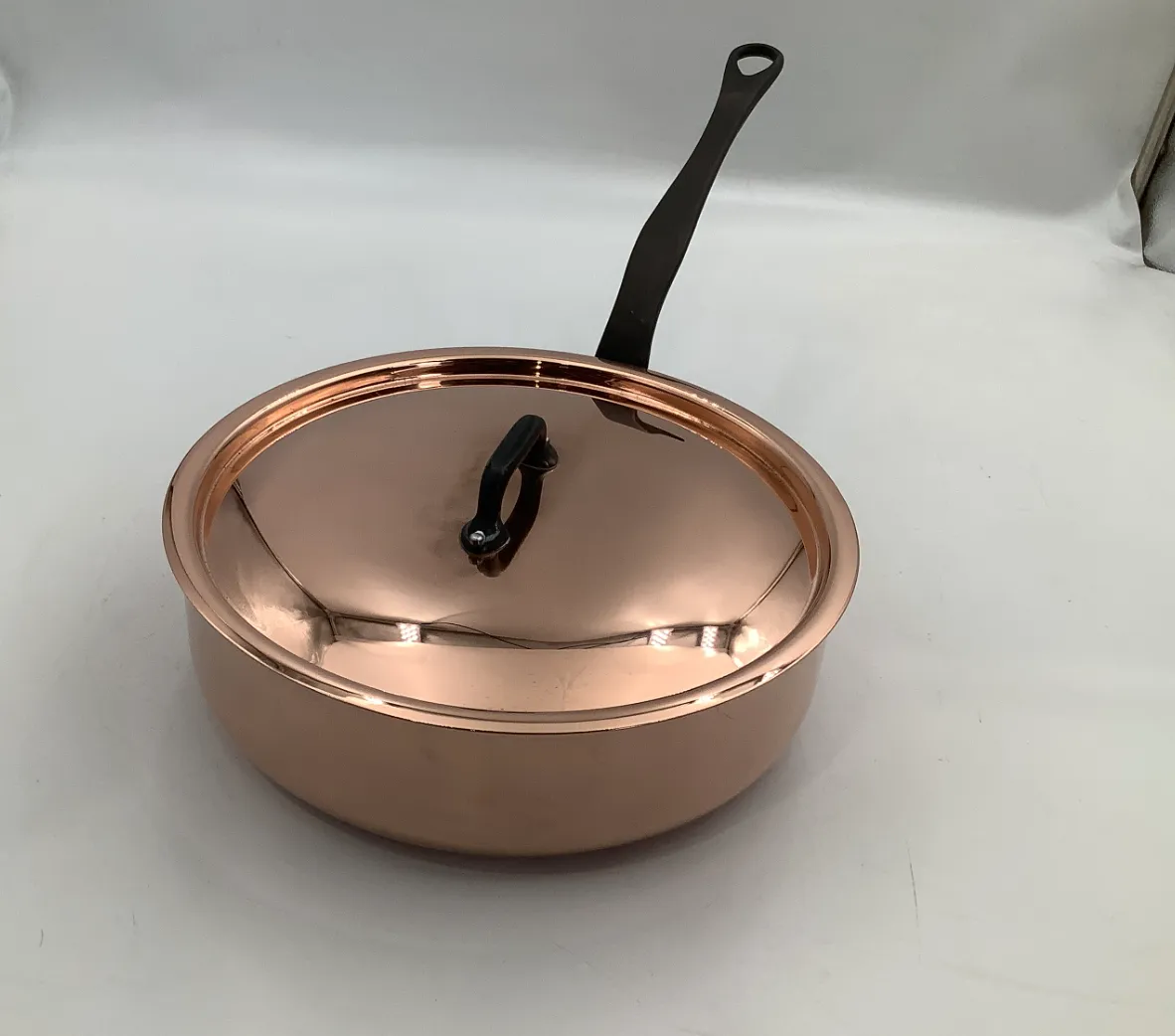 Mauviel M’Heritage 250 CI sautépanna med lock 3,1 l koppar