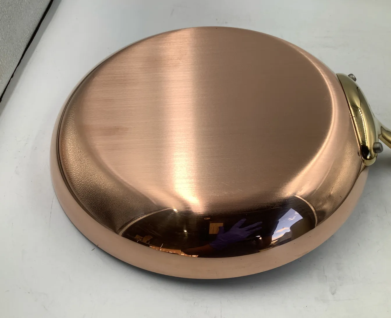 Mauviel M'Heritage M200B stekpanna 26 cm koppar mässing