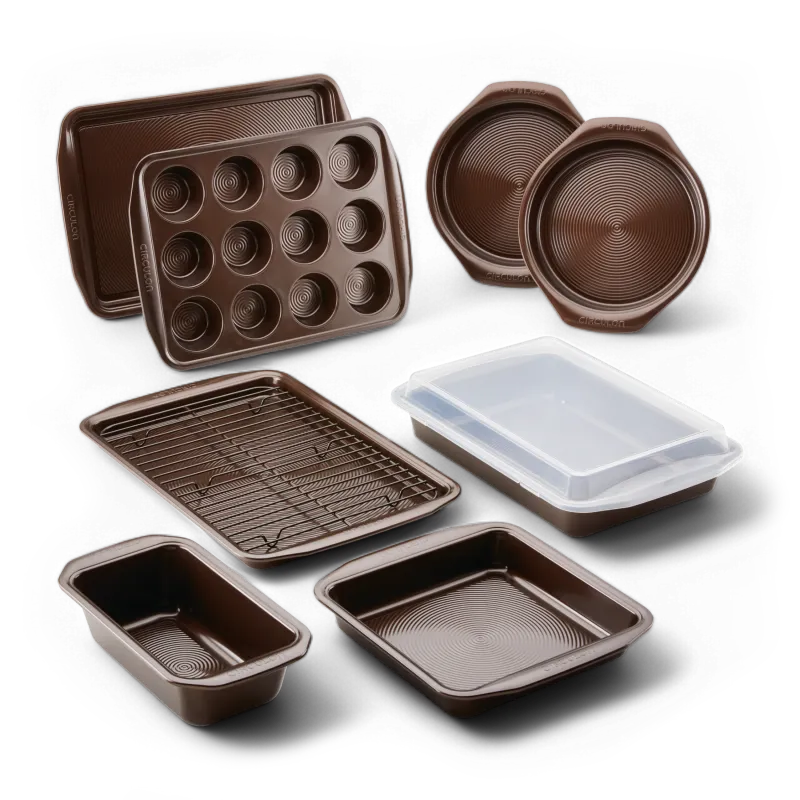 Circulon bakformsset nonstick grå 10-delar jämn värme