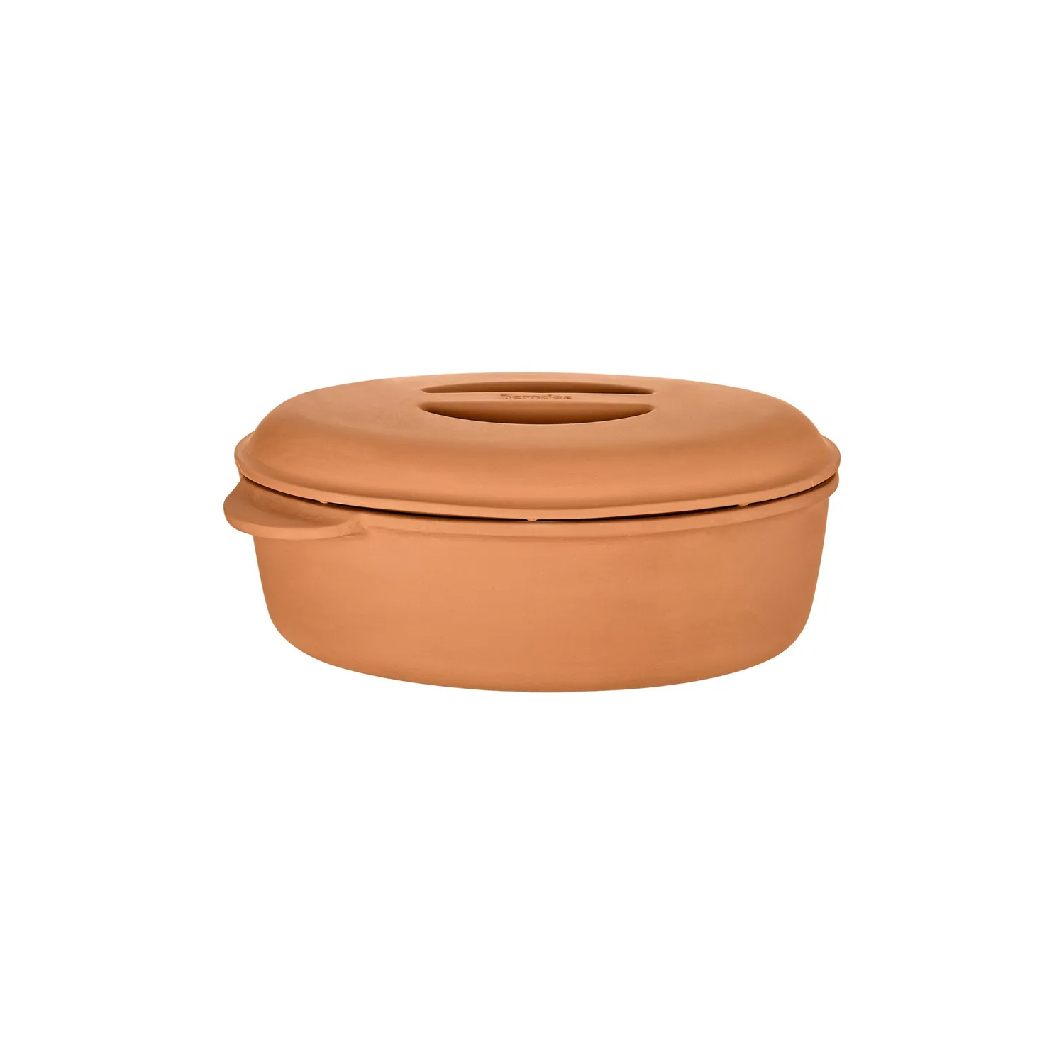 Berndes b.terra lergryta oval 4 liter terrakotta