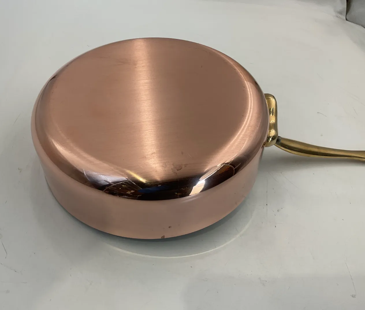 Mauviel M'Heritage M'150 B trakterpanna med lock 3,1 l koppar