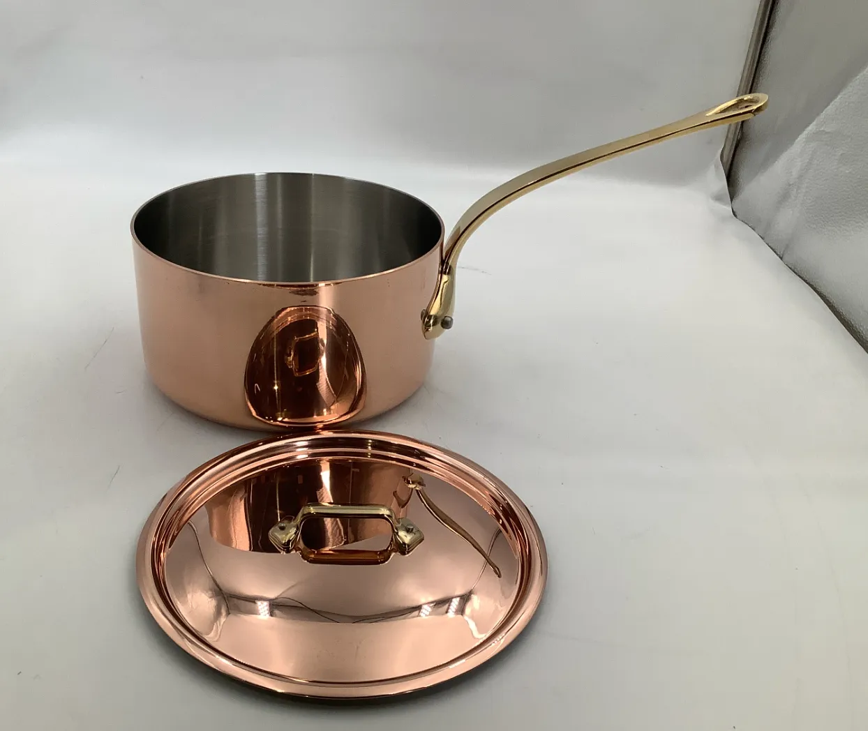 Mauviel M'Heritage M200B kastrull koppar 3,1 l lock