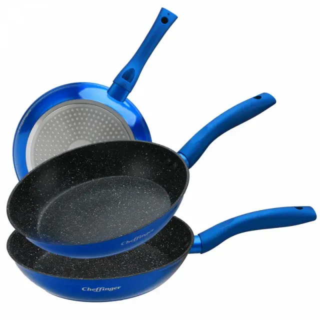 Cheffinger CF-FA03 stekpanna blå