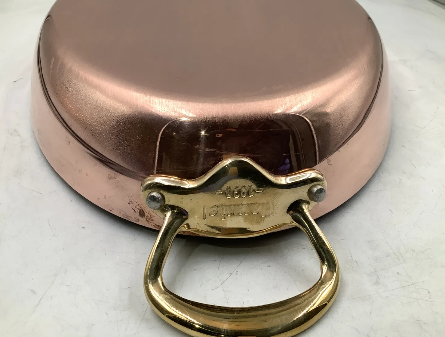Mauviel M'Minis såskastrull koppar 7 cm stålhandtag mini