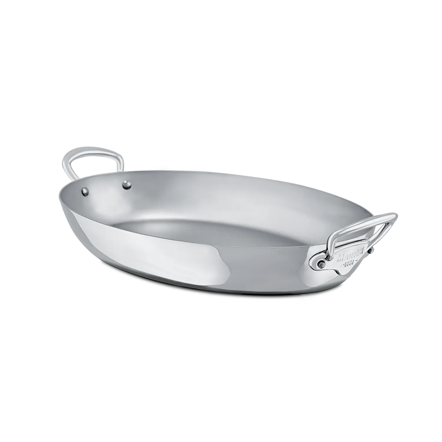 Mauviel M'Cook oval fiskpanna rostfri 30 cm induktion