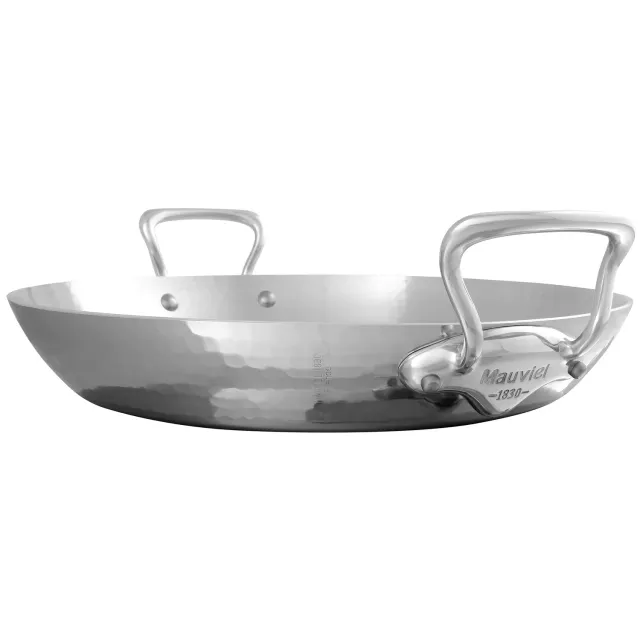 Mauviel M'Elite hamrad paellapanna rostfritt 35 cm