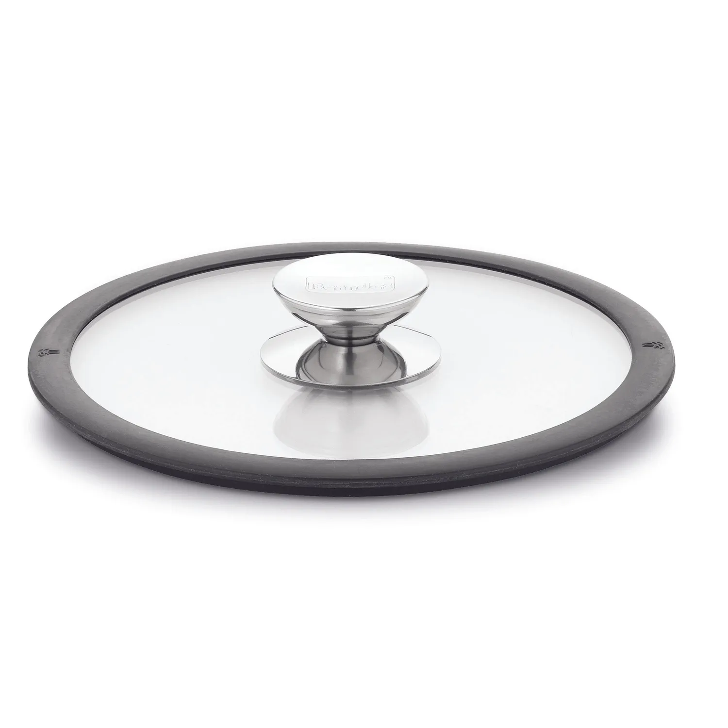 Berndes glaslock med silikonkant 24 cm transparent glas