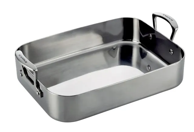 Scanpan Fusion 5 bradepande 35x24 cm stål