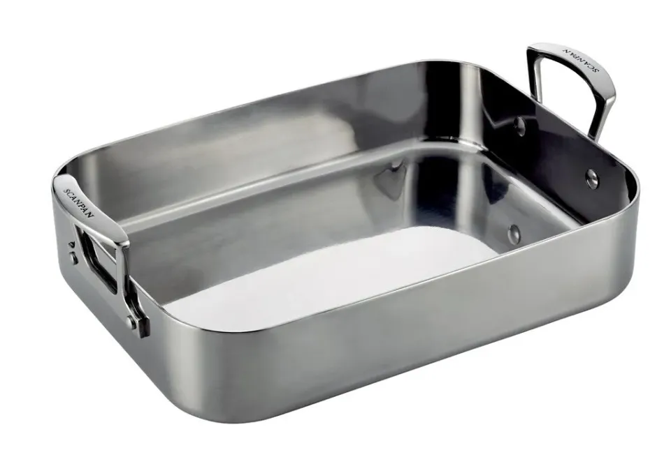 Scanpan Fusion 5 bradepande 35x24 cm stål