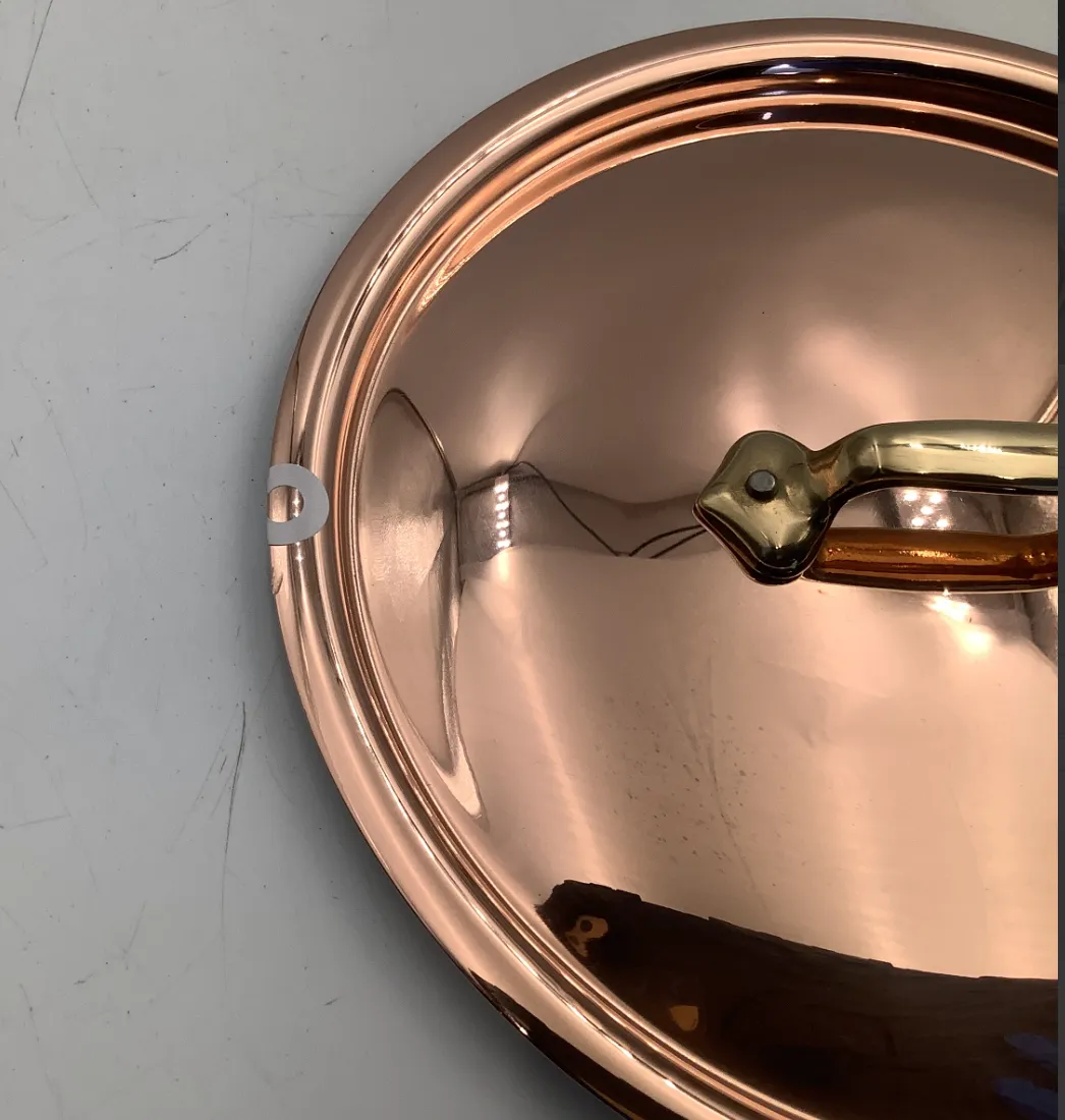Mauviel M'Heritage M'200 B kastrull med lock 3,1l koppar