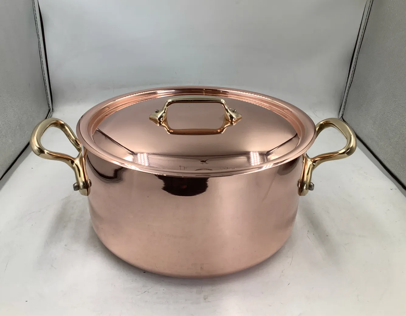 Mauviel M'Héritage M'200 B koppargryta 5,8 l mässing