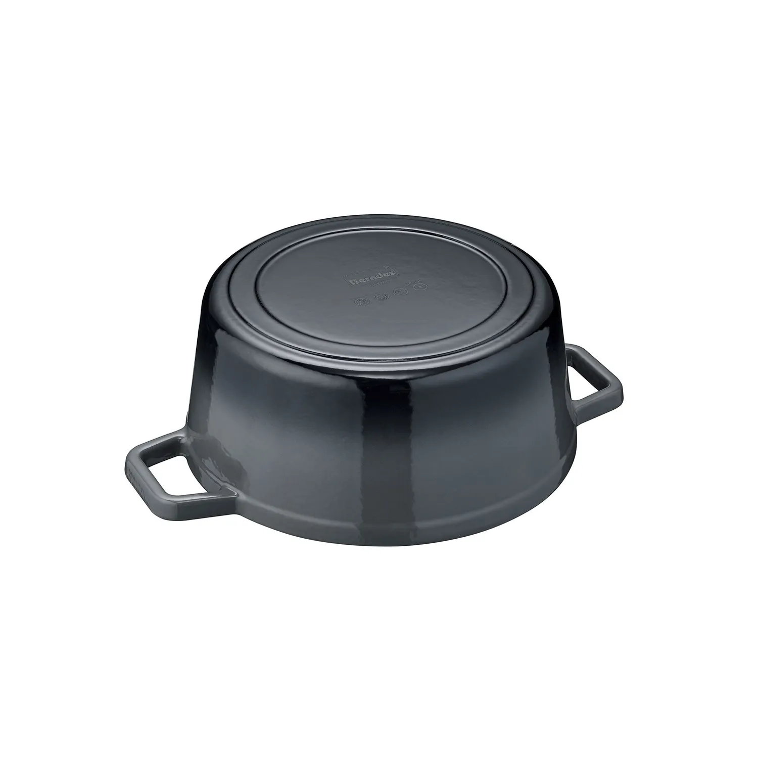 Berndes b.iron 20 cm gjutjärnsgryta svart/grå