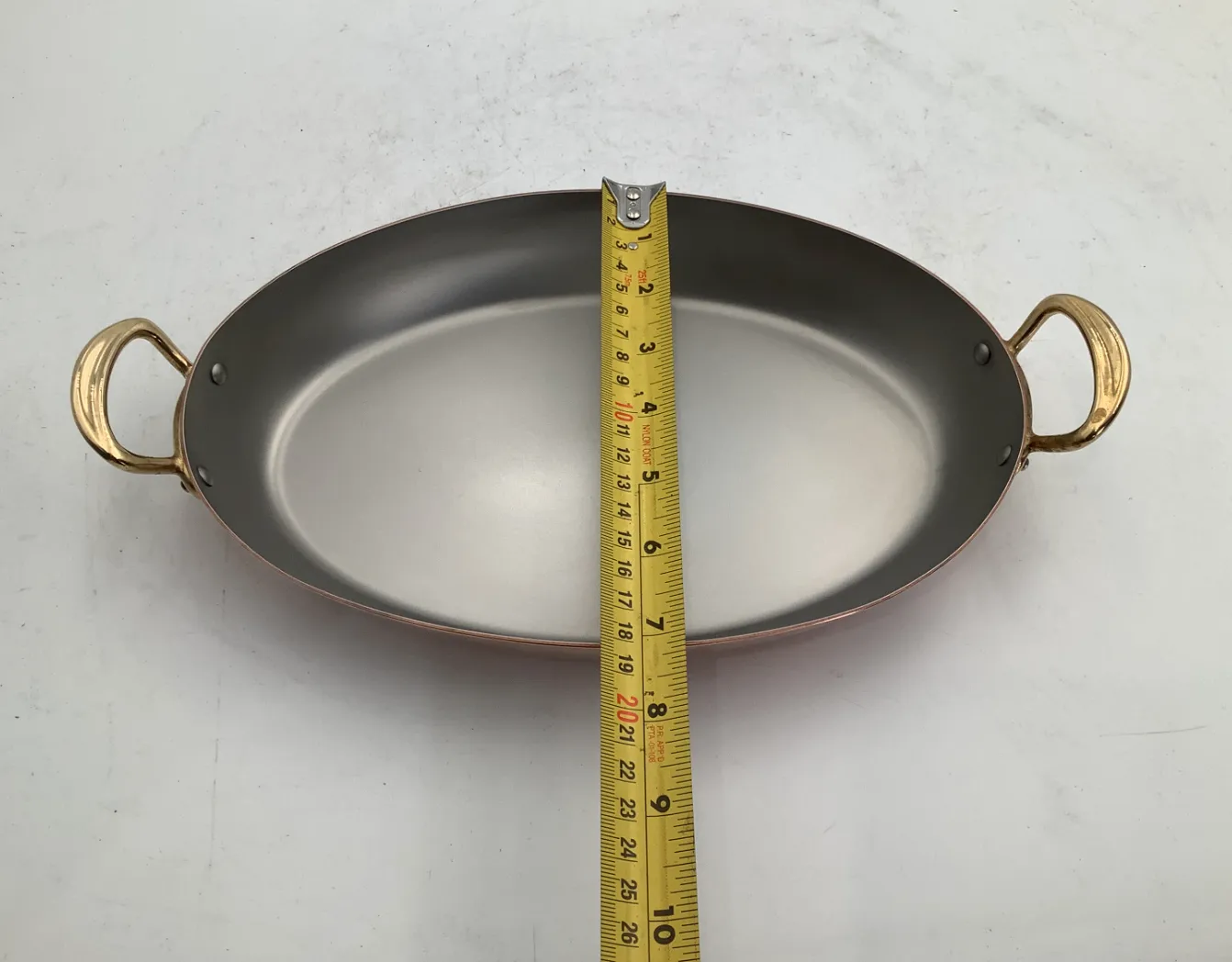 Mauviel M'Héritage M'150B gratängform koppar oval 25 cm