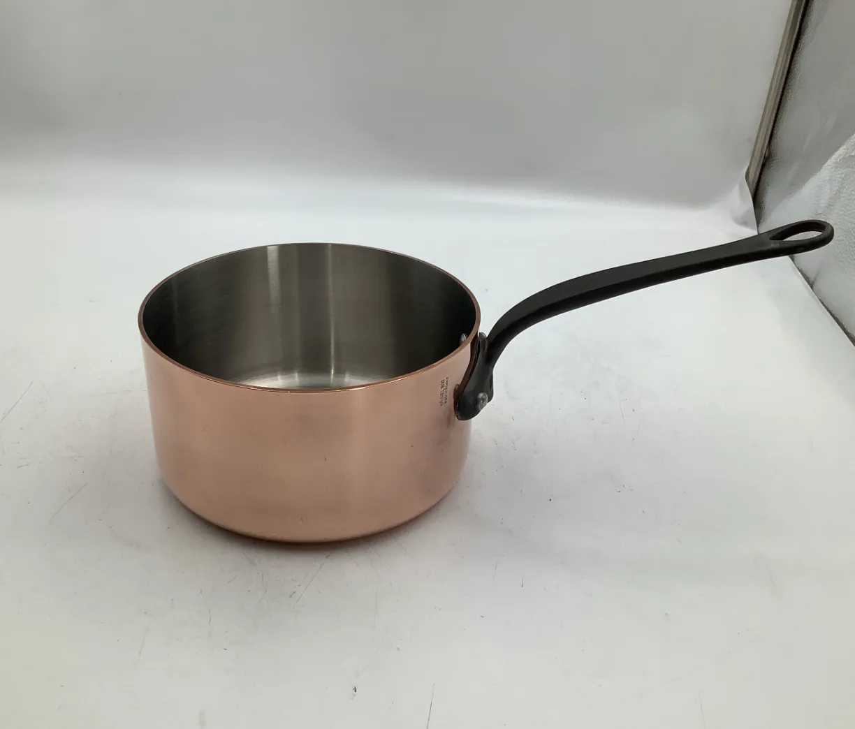 Mauviel M'Héritage M'250C kastrull koppar 2,5 l med lock