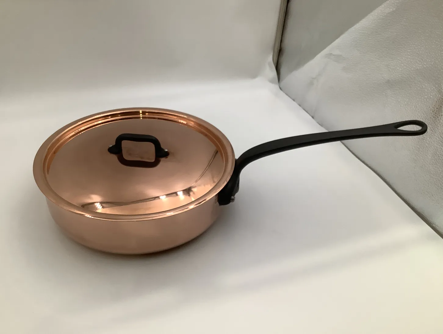 Mauviel M'Heritage sauteuse koppar 24 cm gjutjärn