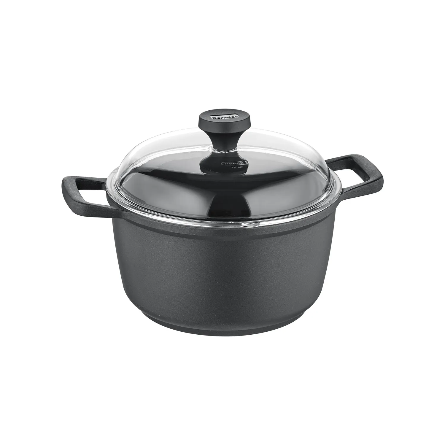 Berndes Edition 100 gryta 20 cm med glaslock non-stick