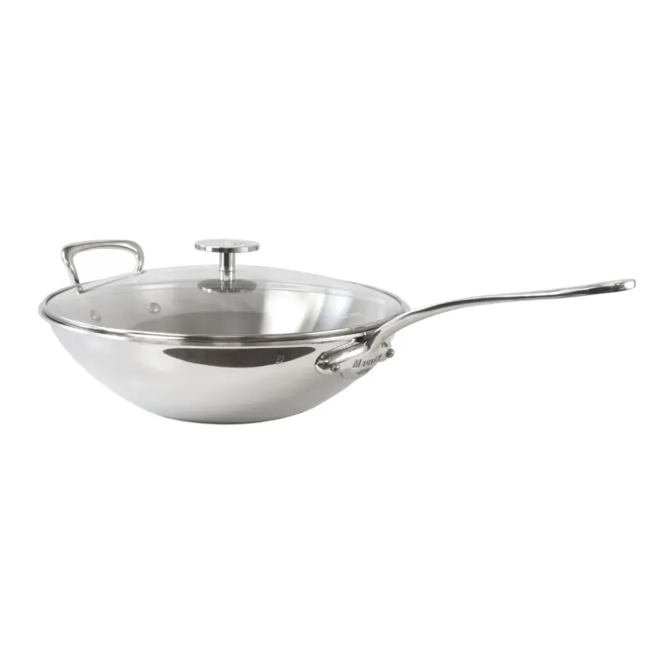Mauviel M'COOK wok 32 cm 4,7 liter rostfri 5-lager