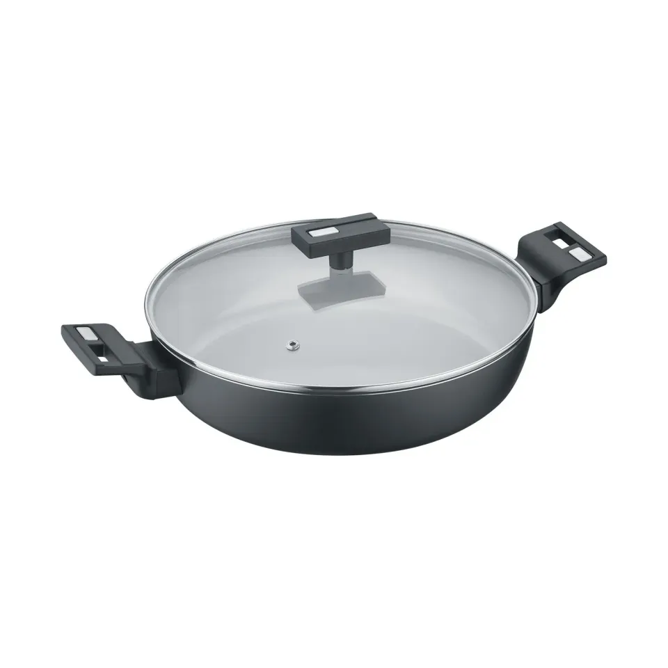 Berndes b.clever serveringspanna med lock 24 cm