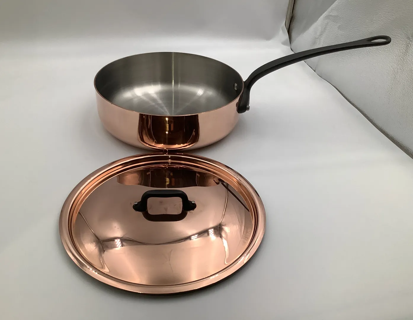 Mauviel M’Héritage 150 CI sauterpanna koppar 24 cm