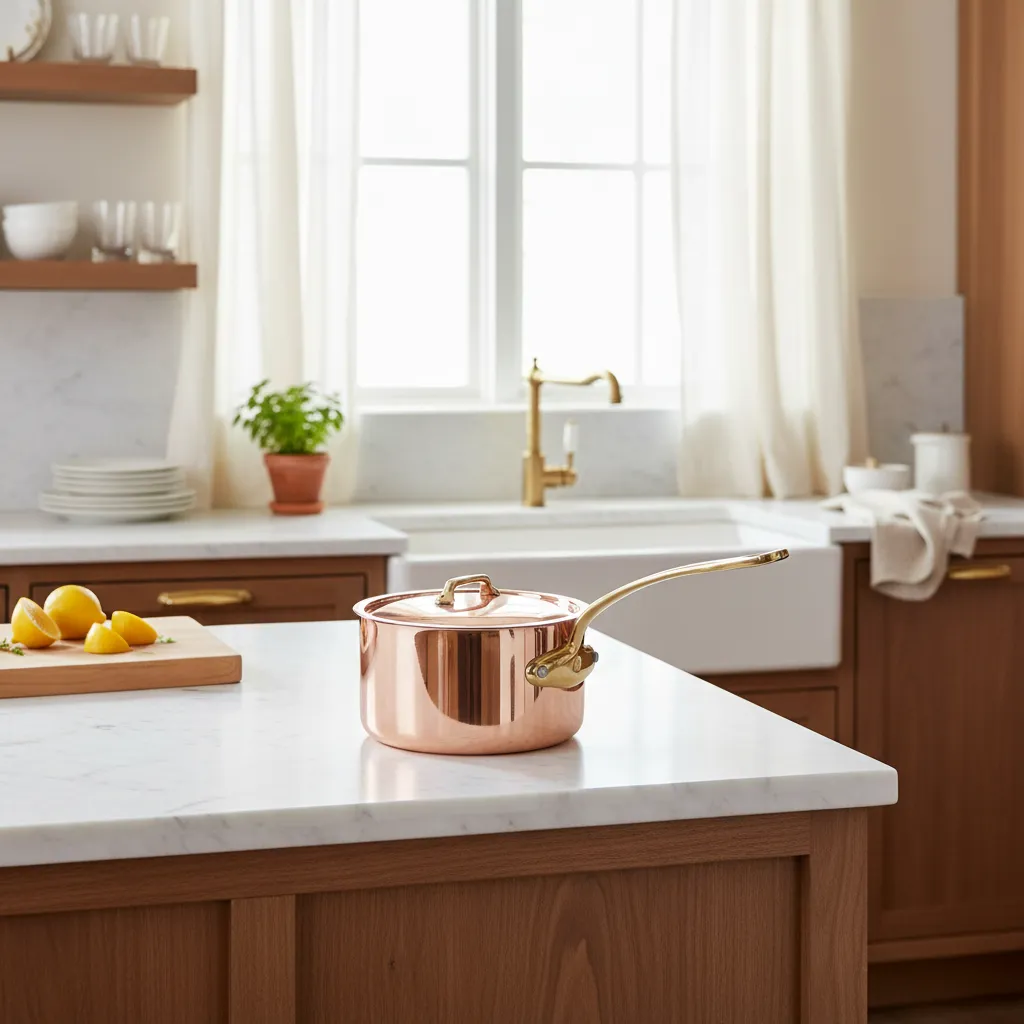 Mauviel M’Heritage M250B kopparkastrull med lock koppar
