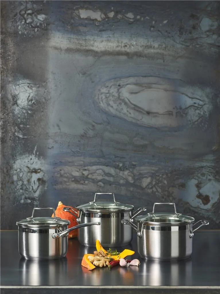 SCANPAN Impact grytset 3 delar 16-20 cm stål
