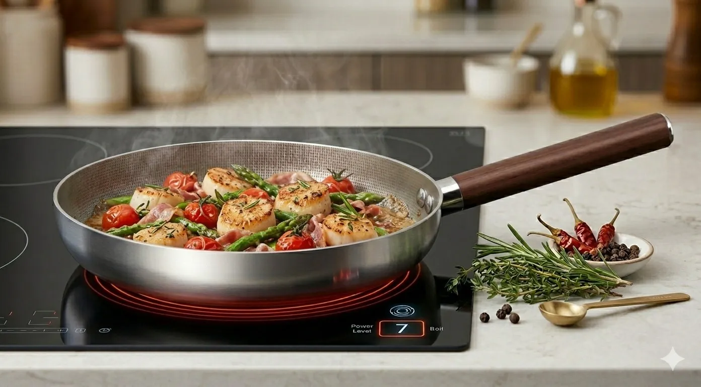 Cheffinger CF-PFW24 stekpanna 24 cm induktion